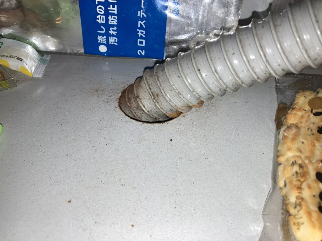 キッチンのシンク下