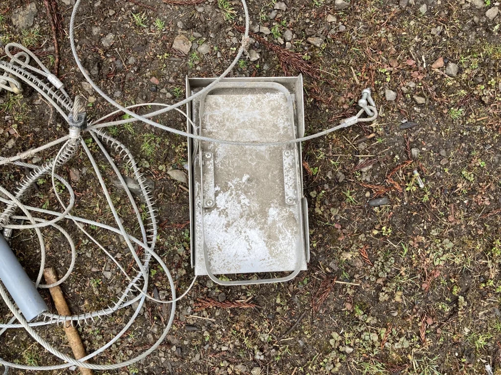 踏板式くくり罠