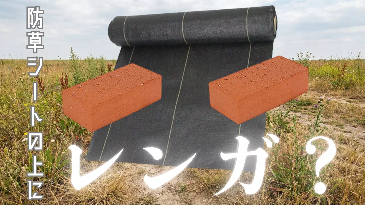 防草シートの上にレンガを敷くなら必見！害虫プロが語る本音と対策術