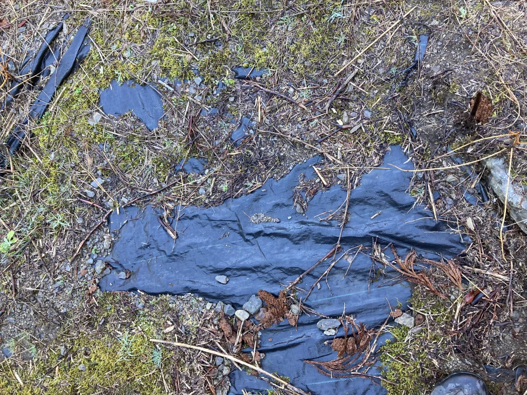 全く意味ない防草シート