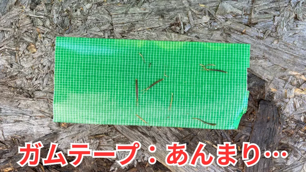 意外と取れないガムテープ