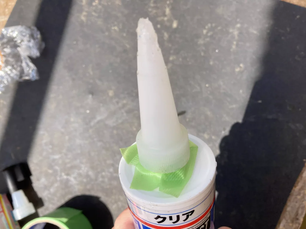コーキング剤が固まらない方法-ノズル