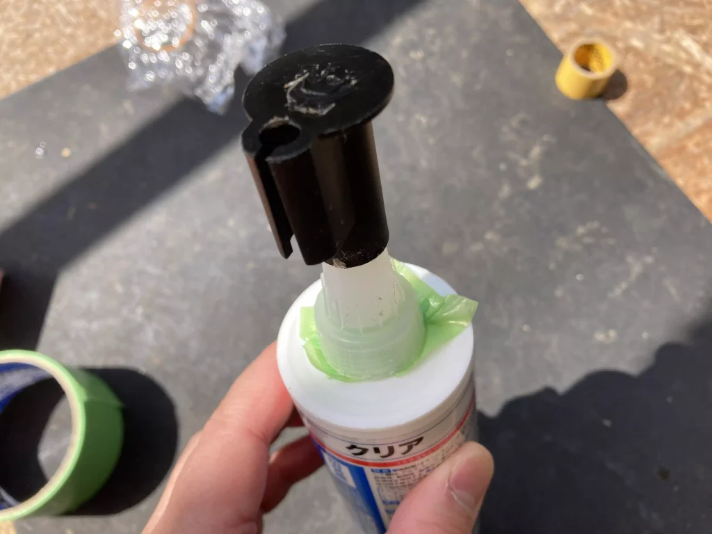 コーキング剤が固まらない方法-専用キャップ