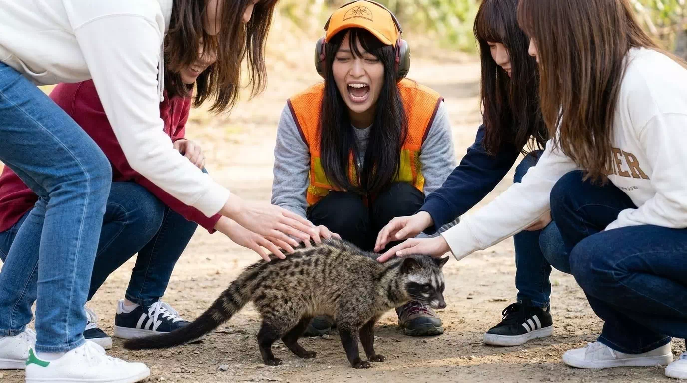 ハクビシンを見付けたら通報